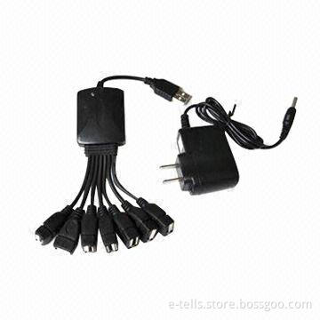Octopus-shape 7 Ports USB Hub, 100 to 240V Input Voltage